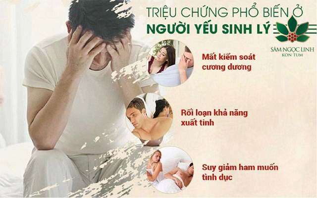 triệu chứng phổ biến của người yếu sinh lý