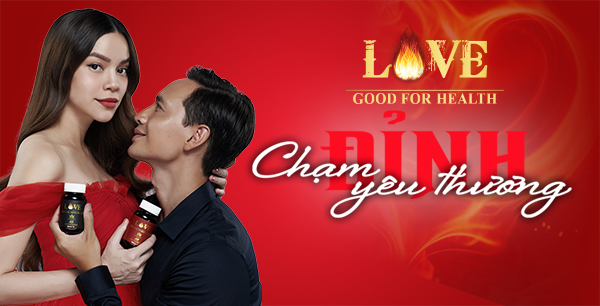 Sản phẩm viên uống Love Good For Men’s Health, Love good for women’s health của Sâm Ngọc Linh Kon Tum K5. 