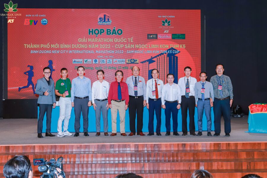 Họp báo Giải Marathon Quốc tế Thành phố Mới Bình Dương năm 2022 - Cúp Sâm Ngọc Linh Kon Tum K5