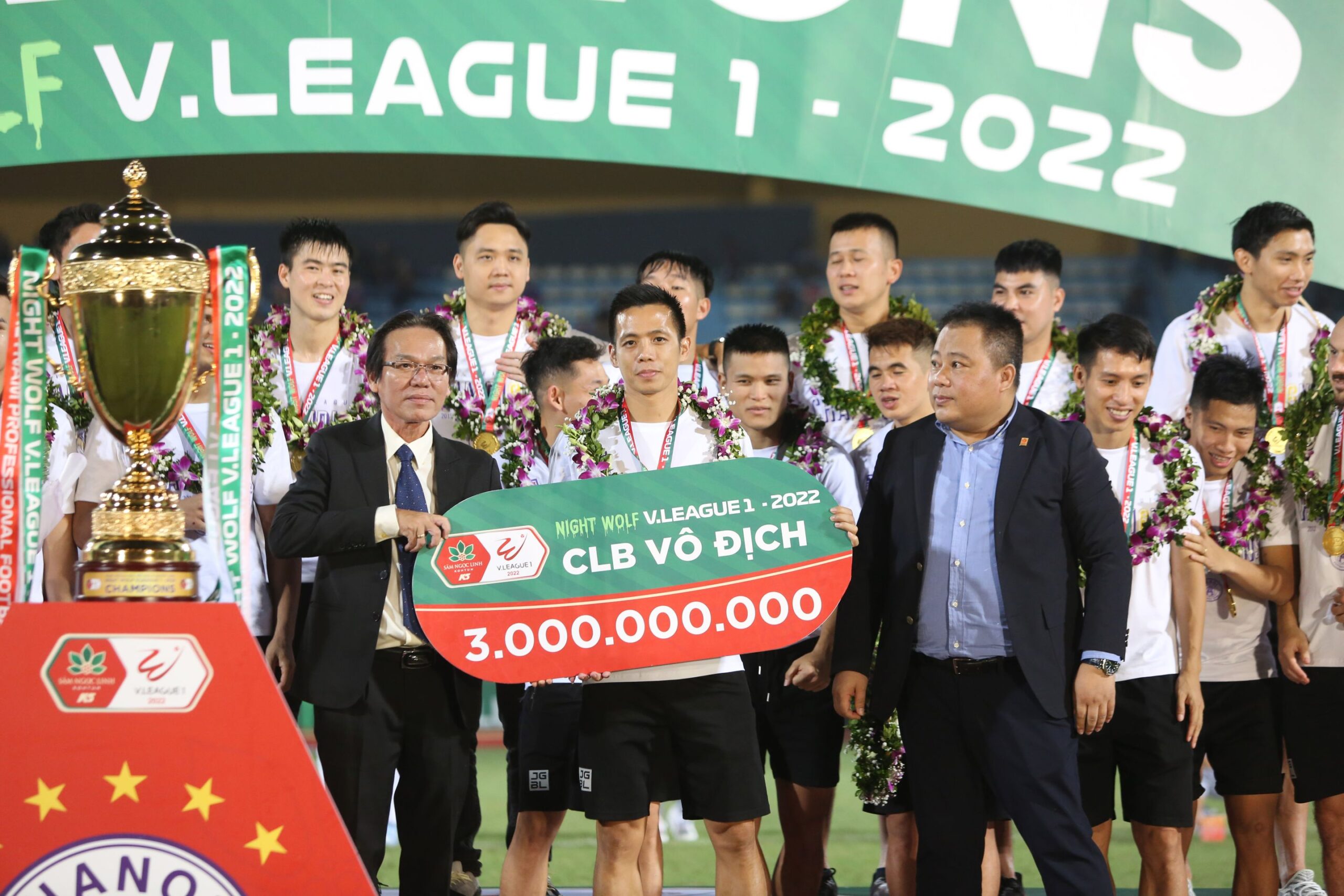 Hà Nội FC vô địch tại vòng 25 V-League 2022