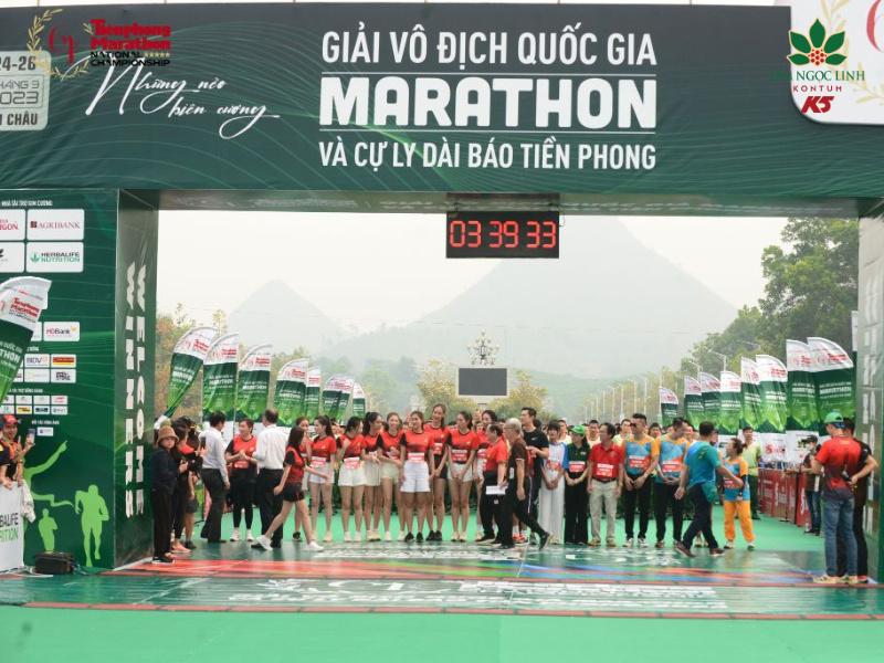 Sâm Ngọc Linh Kon Tum K5 đồng hành cùng Tiền Phong Marathon 2023.