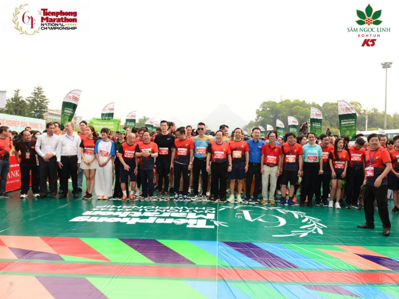 Sâm Ngọc Linh Kon Tum K5 đồng hành cùng Tiền Phong Marathon 2023.