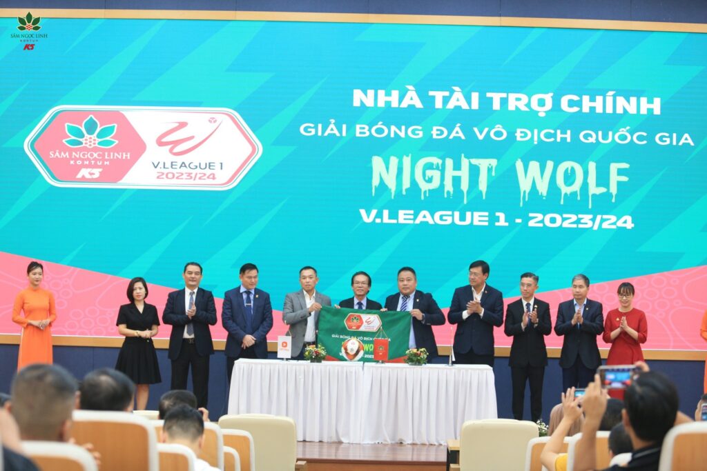 Lễ công bố nhà tài trợ chính Các Giải Bóng đá Chuyên nghiệp Quốc gia 2023/24