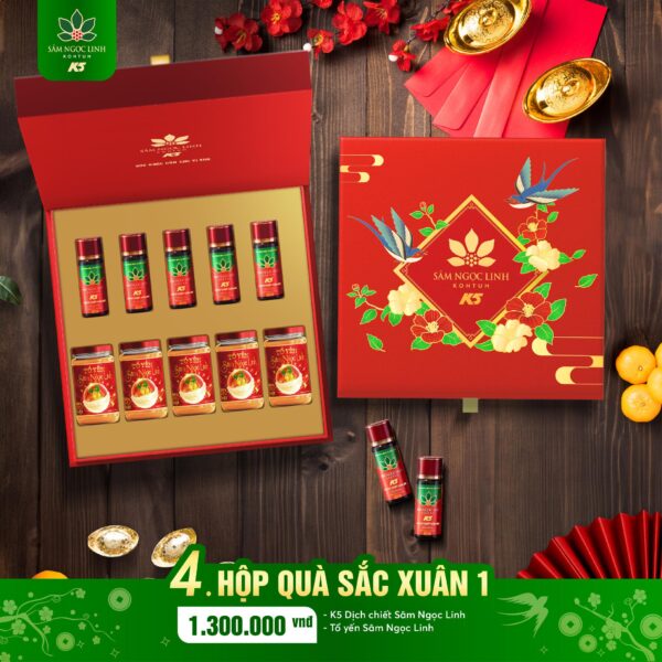 Hộp quà Sắc Xuân 1 – Trọn vị Tết, kết tình thâm