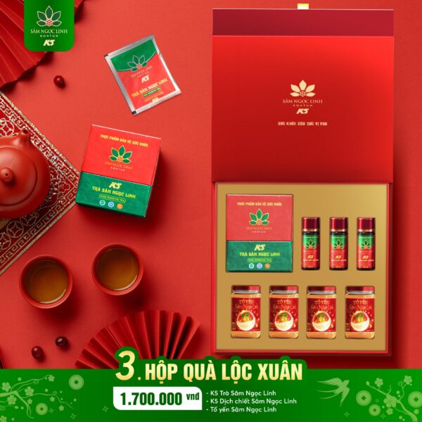 Hộp quà Lộc Xuân – Món quà gắn kết trọn vị yêu thương