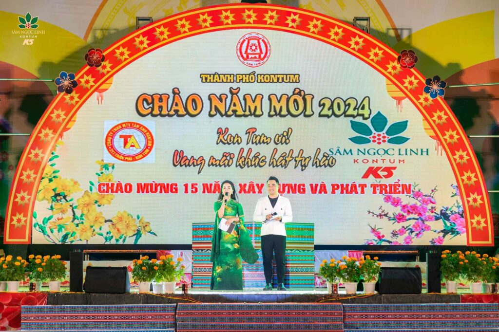 Sâm Ngọc Linh K5 đồng hành cùng lễ hội chào Xuân Giáp Thìn 2024 tại Kon Tum
