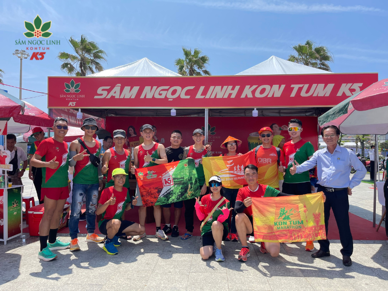 Checkin cùng Sâm Ngọc Linh K5 tại Tiền Phong Marathon 2024