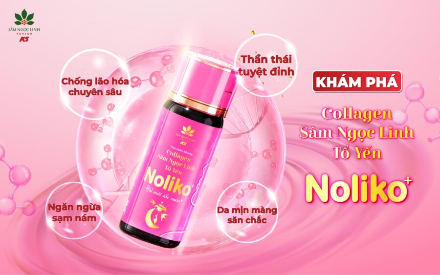 Collagen Noliko+ mang đến bạn làn da trắng hồng sau thời gian sử dụng.