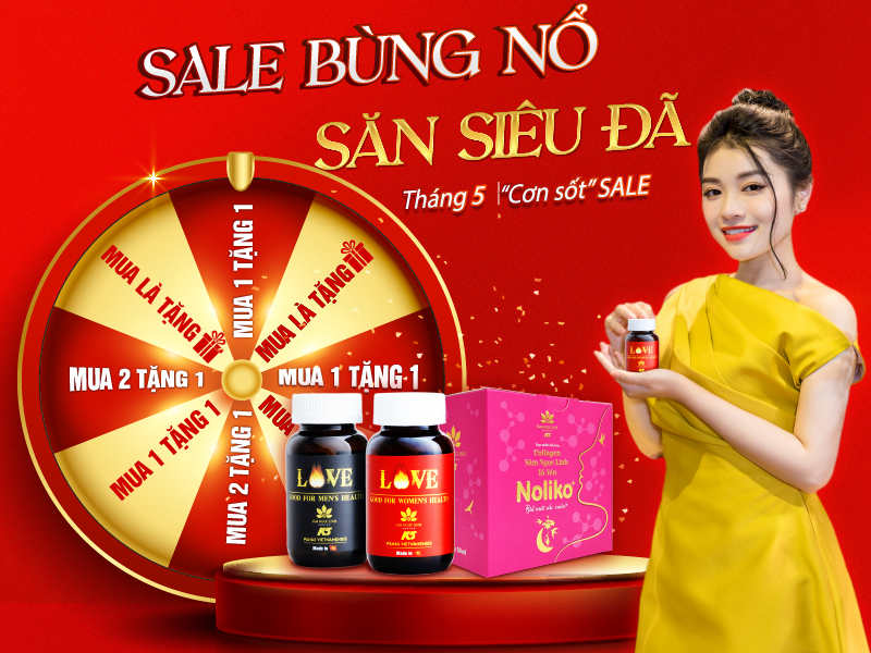 Sale bùng nổ, săn siêu đã cùng Sâm Ngọc Linh K5