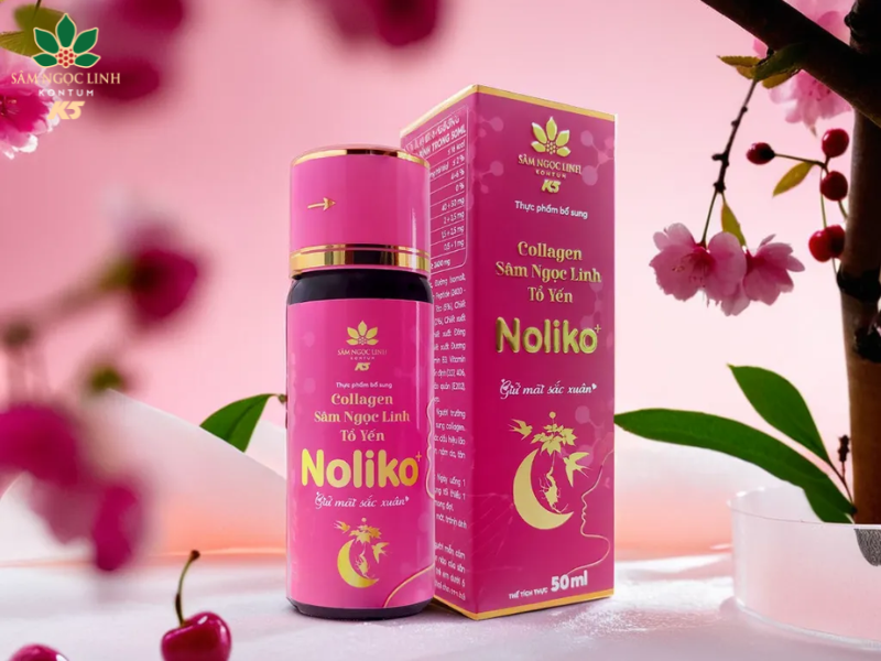 Collagen Noliko+ giúp da hồng hào, sáng mịn.