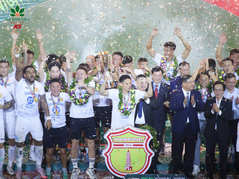 Đương kim vô địch gọi tên “Thép Xanh Nam Định” tại Night Wolf V.League 1 - 2023/24