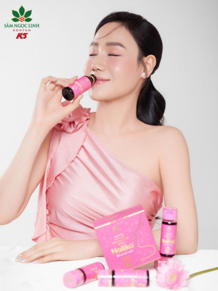 Nước uống Collagen Noliko Plus giúp da thêm trẻ đẹp, tươi tắn.