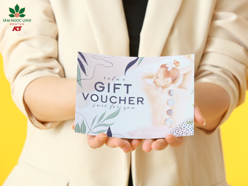 Voucher làm đẹp giúp người thân có những phút giây thoải mái và thư giãn hơn.