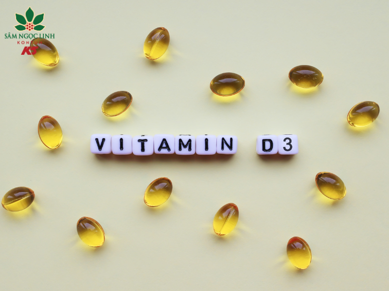 Vitamin D3 giúp cải thiện sức mạnh cơ bắp và tăng cường mật độ xương.