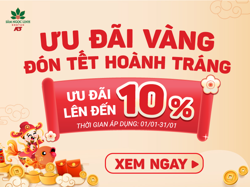 Ưu đãi vàng, đón Tết hoành tráng cùng ưu đãi tháng 1 của K5