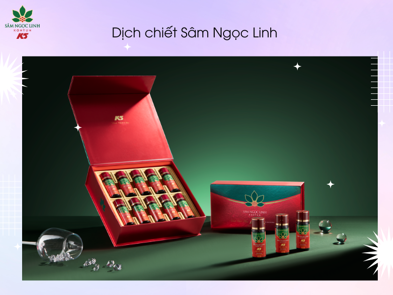 Dịch chiết giúp tăng cường sức khỏe cho Cha.