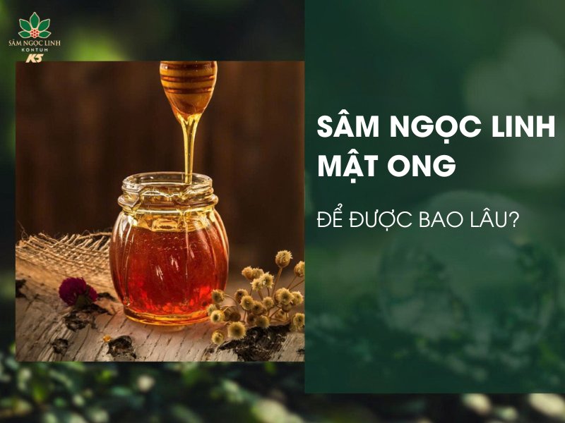 Sâm Ngọc Linh mật ong để được bao lâu? Cách bảo quản lâu hơn 2 năm