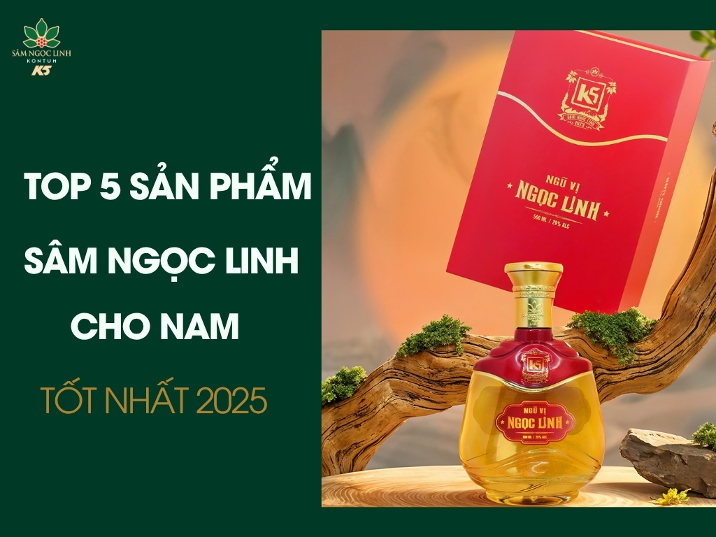 Top 5 sản phẩm Sâm Ngọc Linh cho nam giới tốt nhất 2025 [Cập nhật mới]