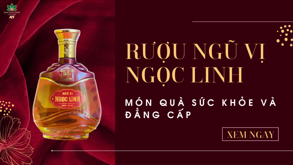 Rượu Ngũ Vị Ngọc Linh – Món quà sức khỏe và đẳng cấp