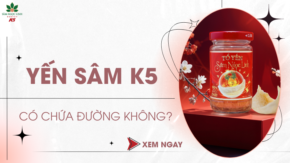 Yến Sâm K5 có phù hợp với người tiểu đường không?