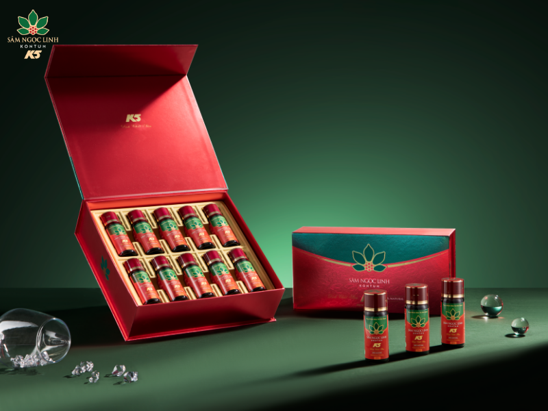 K5 Dịch Chiết Sâm Ngọc Linh giúp tăng cường miễn dịch, cho cơ thể thêm khỏe mạnh.