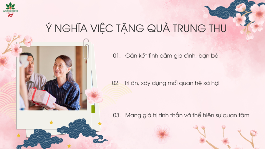 Tặng quà Trung Thu mang rất nhiều ý nghĩa đối với người nhận.