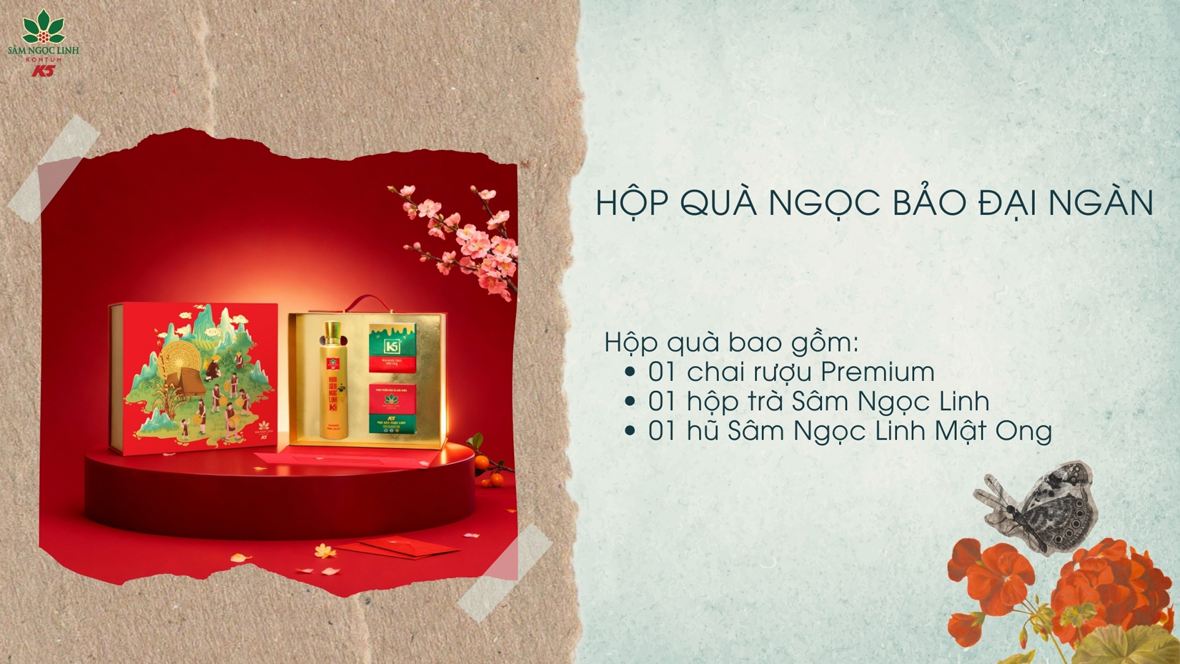 Hộp quà Ngọc Bảo Đại Ngàn – Di sản quý hiếm giữa đại ngàn.