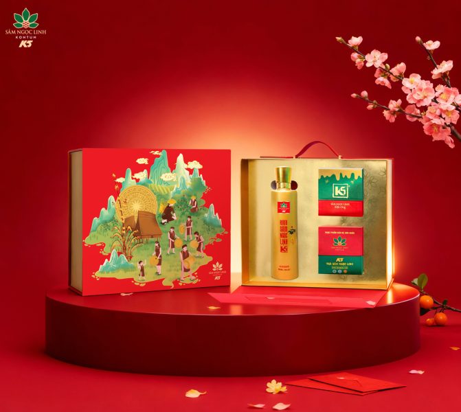 Hộp quà Tết Ngọc Bảo Đại Ngàn – Di sản quý hiếm, đỉnh cao tặng phẩm.