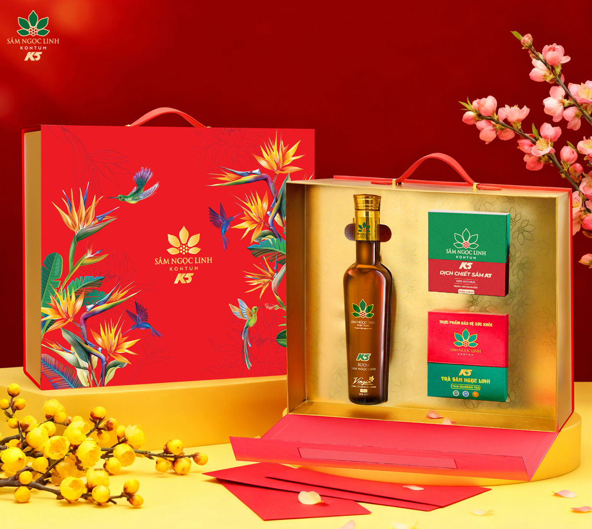 Hộp quà Tết Phú Xuân – Thành công khởi sắc, tài lộc viên mãn.