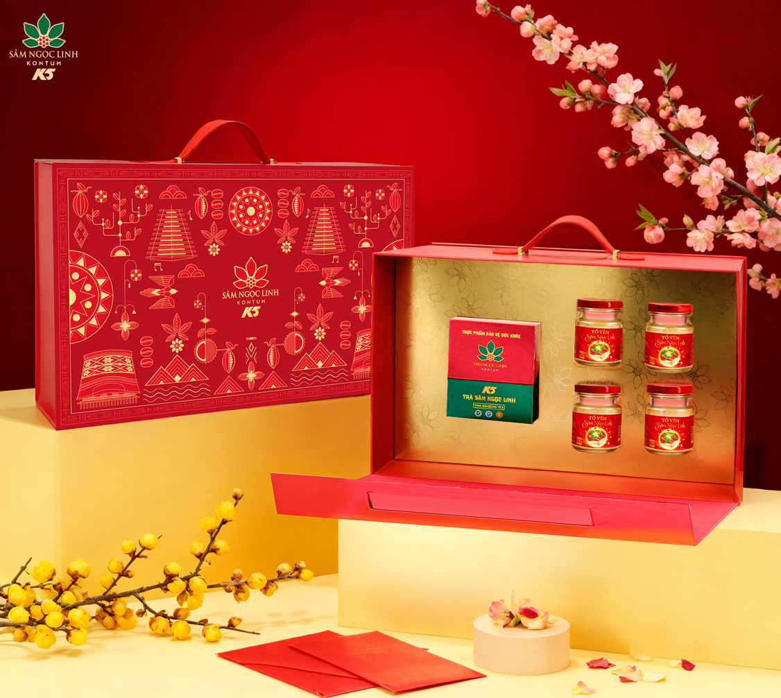 Hộp quà Tết Thiên Phú – Phúc lộc trời ban, khởi đầu viên mãn.