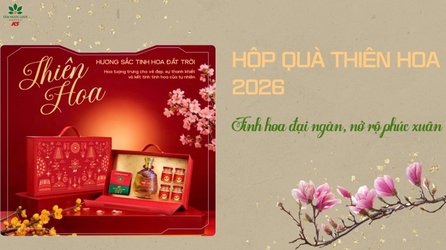 Hộp quà Thiên Hoa 2026 – Tinh hoa đại ngàn nở rộ phúc xuân