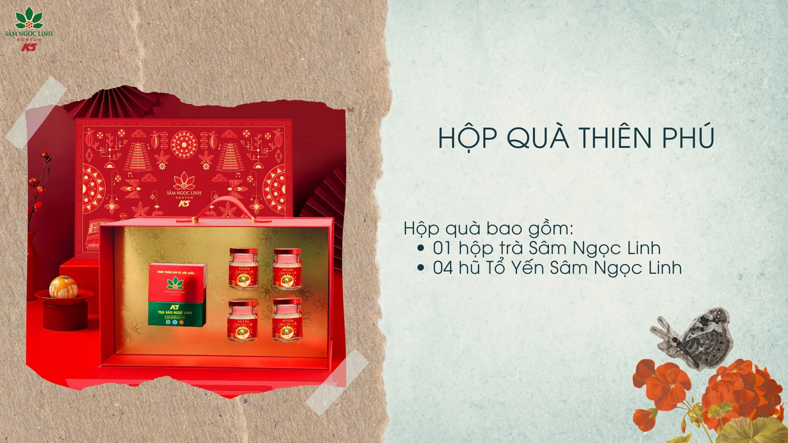 Hộp quà Thiên Phú – Phúc lộc trời ban.