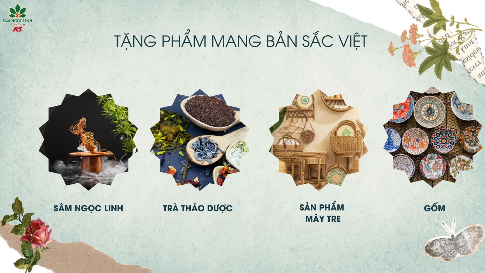 Một số tặng phẩm mang bản sắc Việt làm quà tặng Tết 2026.