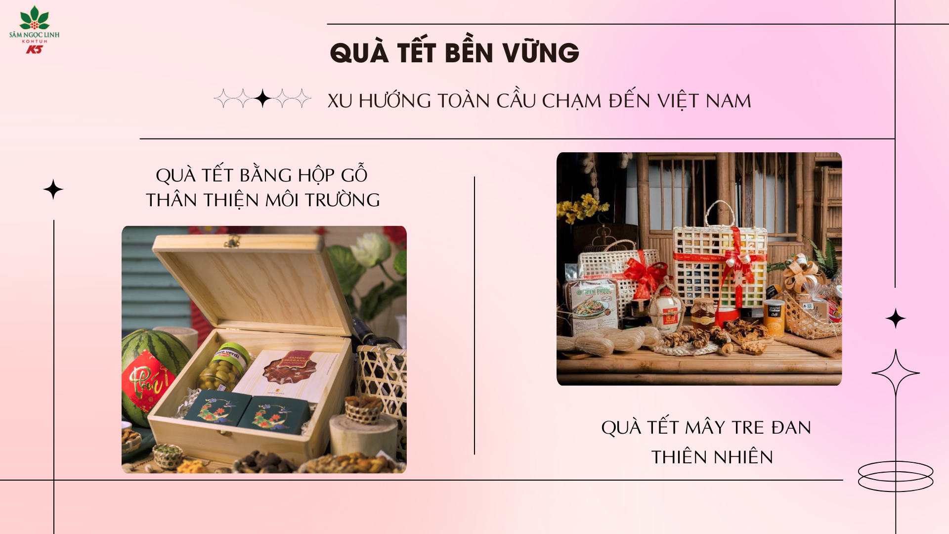 Quà Tết bền vững, thân thiện môi trường.