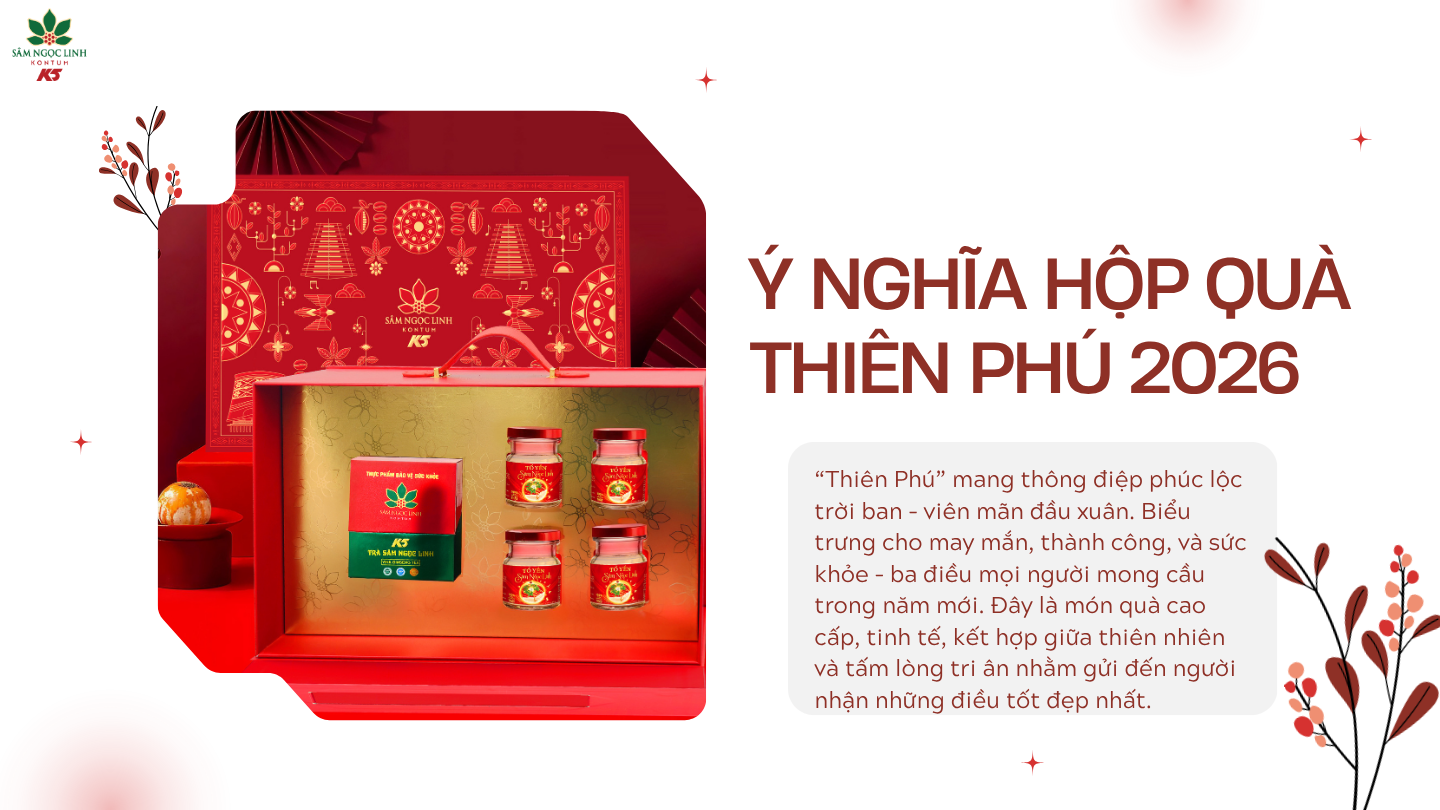 Ý nghĩa của hộp quà Thiên Phú 2026 trong dịp Tết năm nay.