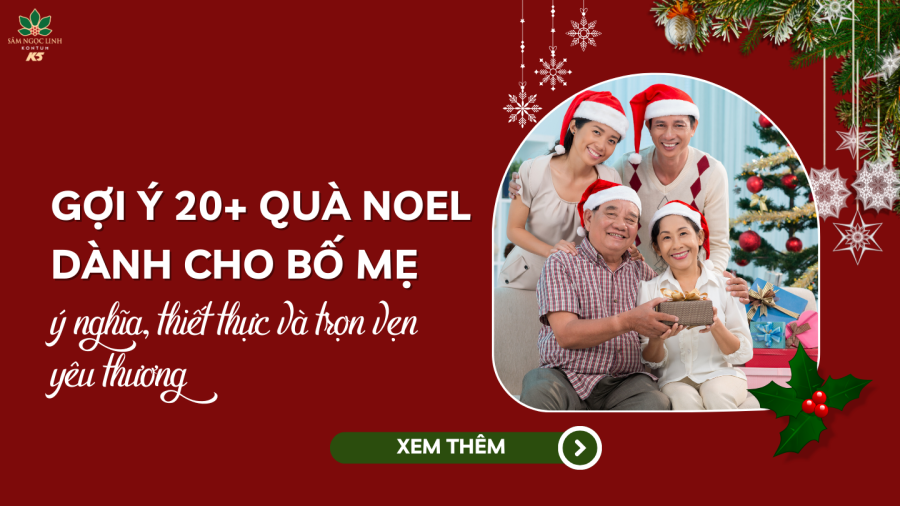 Gợi ý 20+ quà Noel cho bố mẹ ý nghĩa, thiết thực và trọn vẹn yêu thương