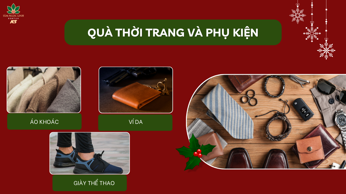 Quà thời trang và phụ kiện dành cho bố.