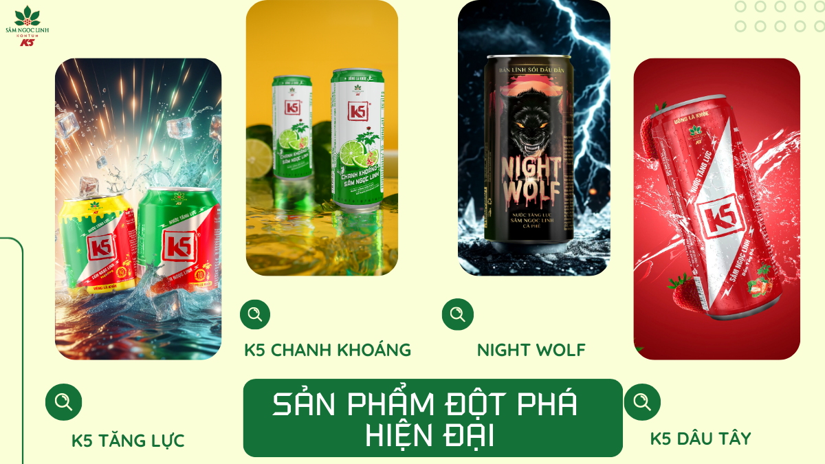 Các sản phẩm đột phá hiện đại của K5.