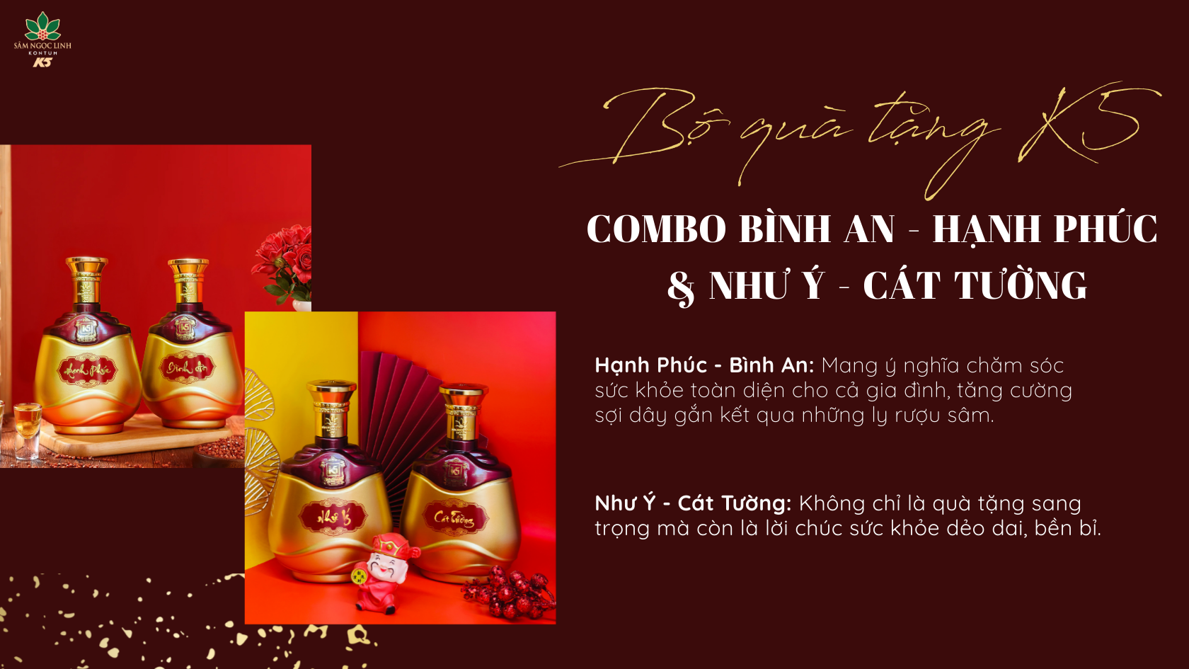 Công dụng của cặp rượu bộ quà tặng K5.