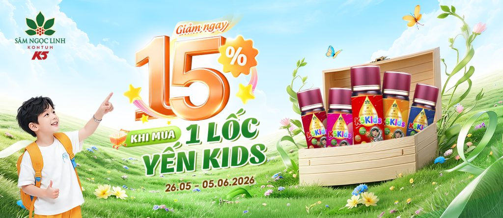 Chương trình khuyến mãi khi mua Yến Kids dành cho bé yêu.