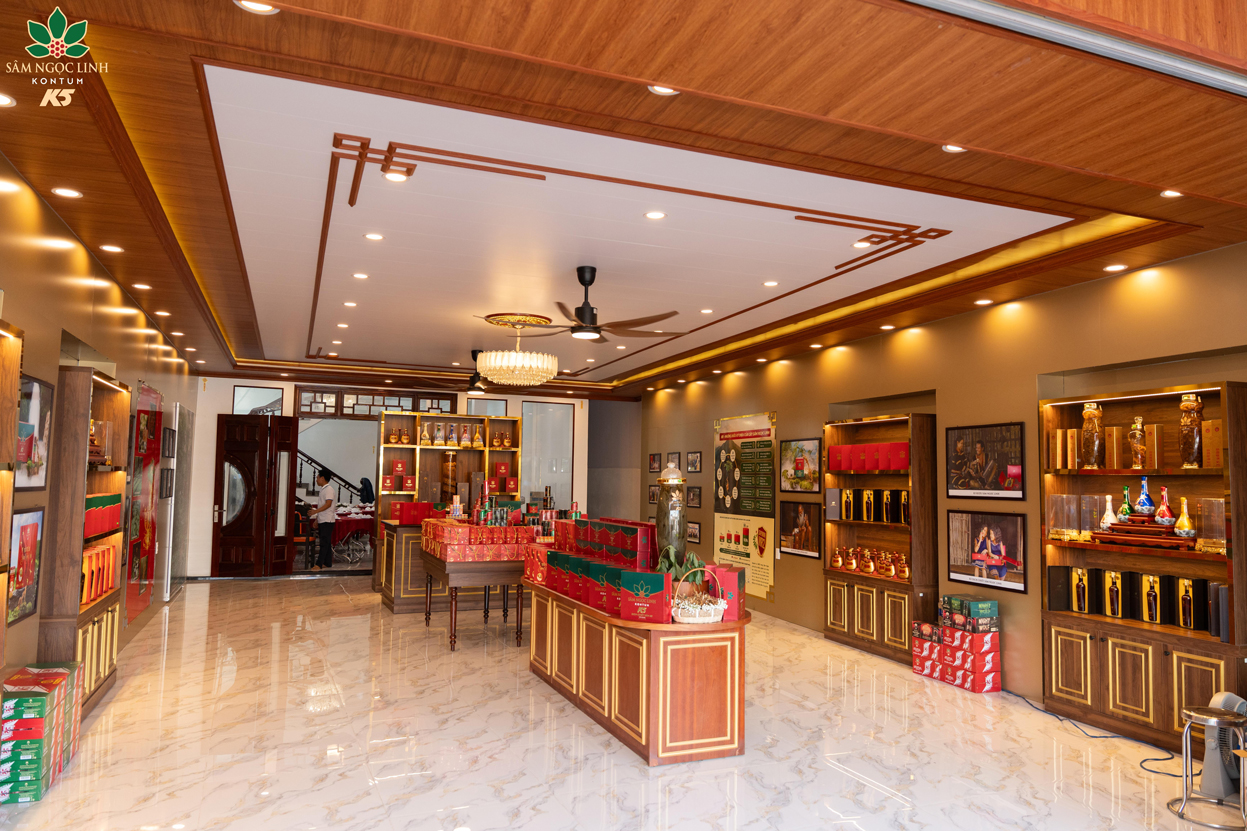 Không gian sang trọng và chuyên nghiệp của showroom K5 Huế.