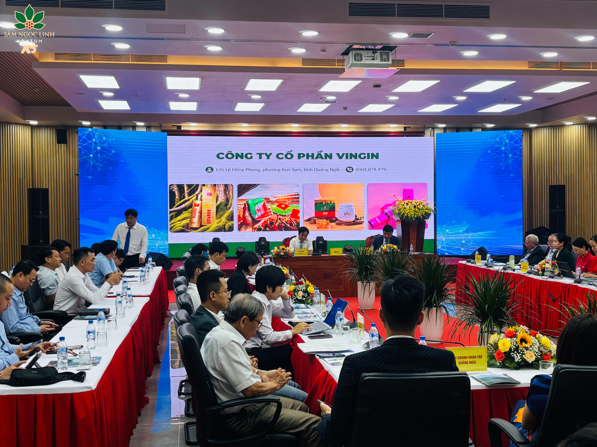 Khung cảnh Hội nghị "Kết nôi giao thương Quảng Ngãi 2026".