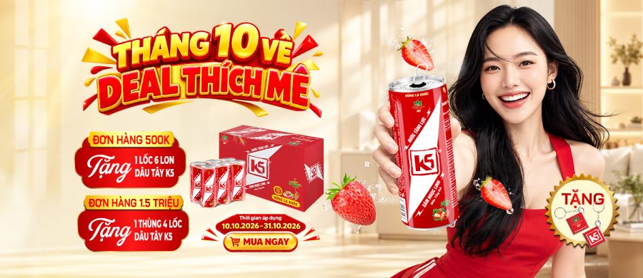 Chương trình khuyến mãi tháng 10 từ Sâm K5.