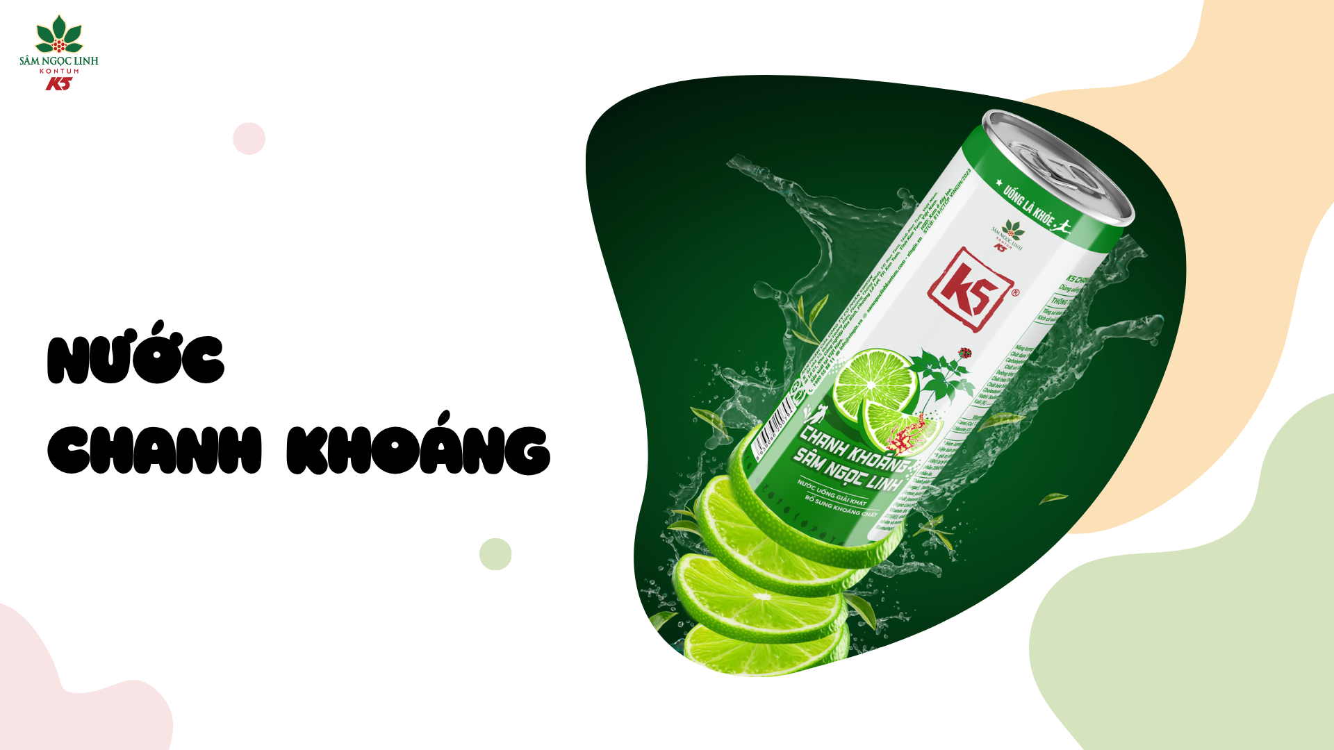 Nước Chanh Khoáng giúp bù nước, bù điện giải nhanh chóng.
